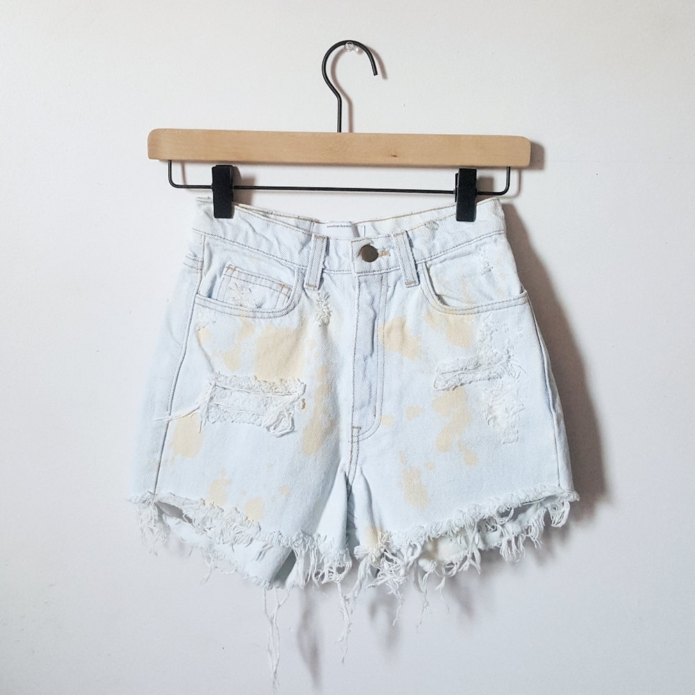 American Apparel High Waisted Cutoff Shorts